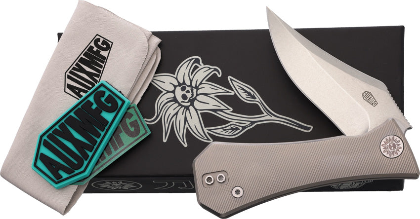 Pocket Bowie Framelock Ti AUX-002TIBOWIE