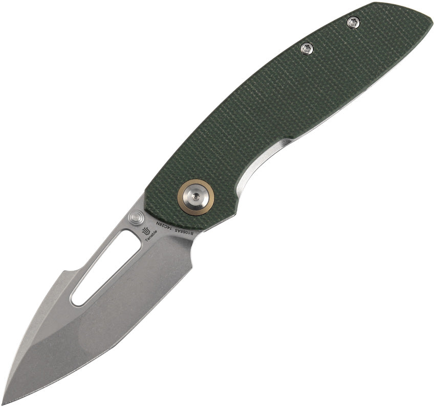 Link Linerlock Green Mic B1068A5
