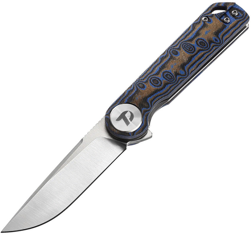 Linerlock Micarta Blue