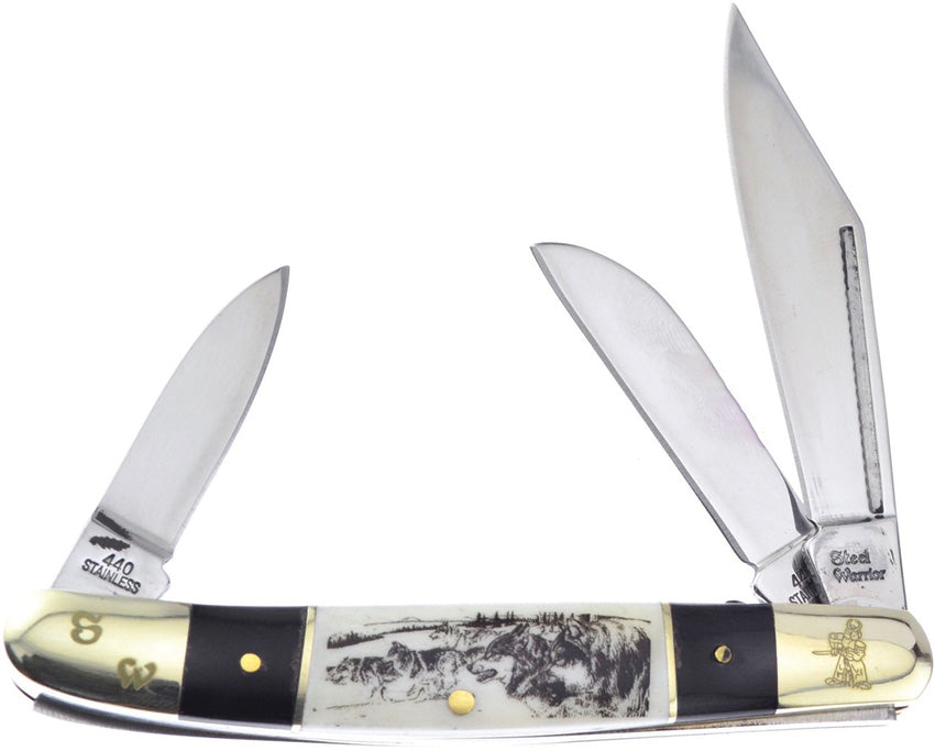 Wrangler Wolf Etch Bone