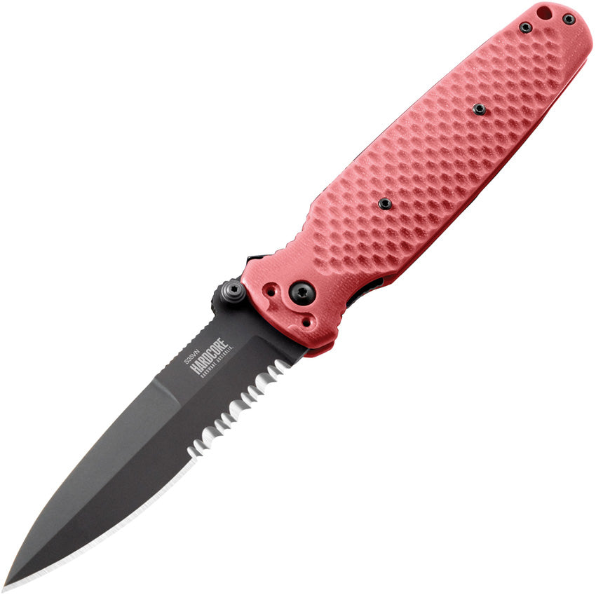 HHA Covert 01 Linerlock BlkRd COVERT 01 BLK RED