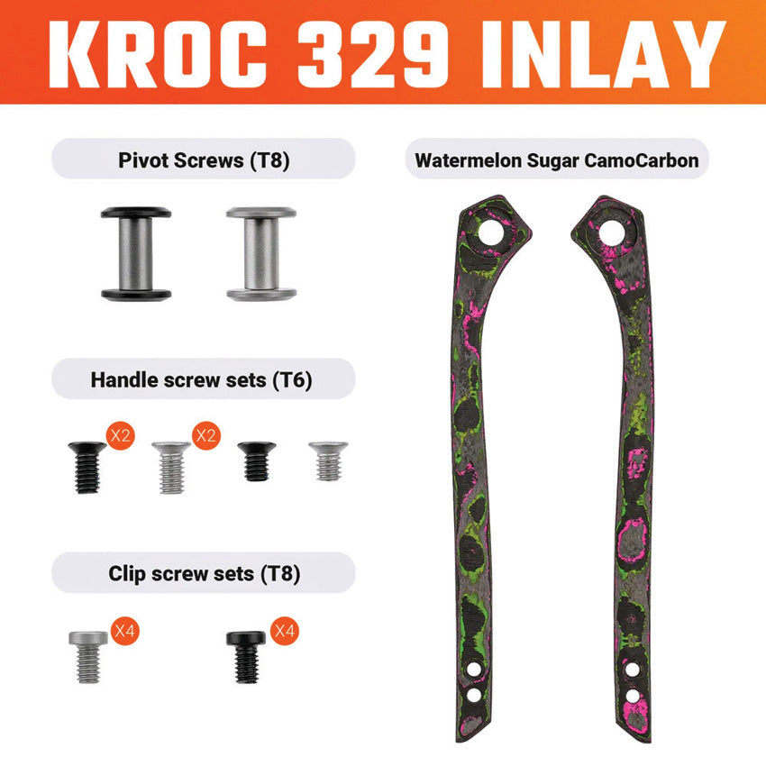 Kroc 329 Inlay Watermelon W0201