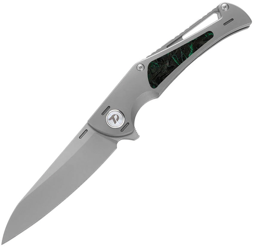 Framelock Ti/Green CF