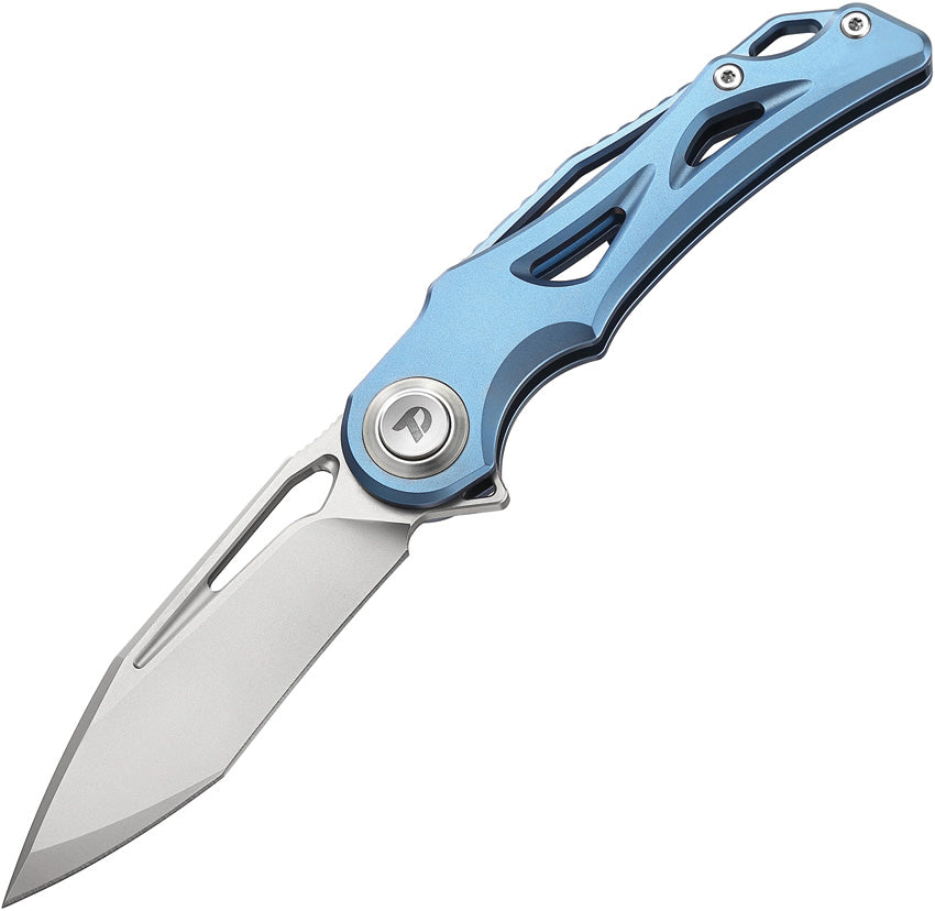 Button Lock Blue Ti D3665BL