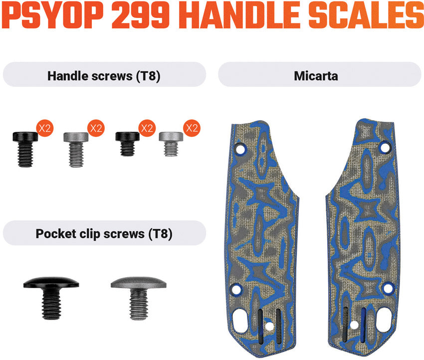 Psyop 299 Handle Blue Ocean