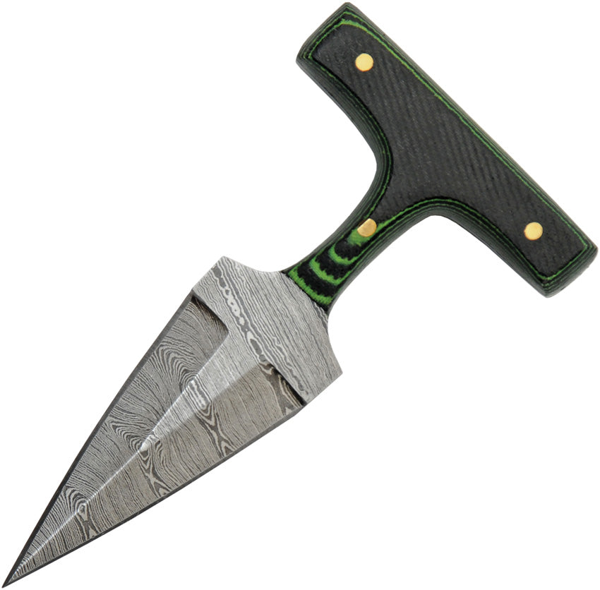 Push Dagger Micarta Green
