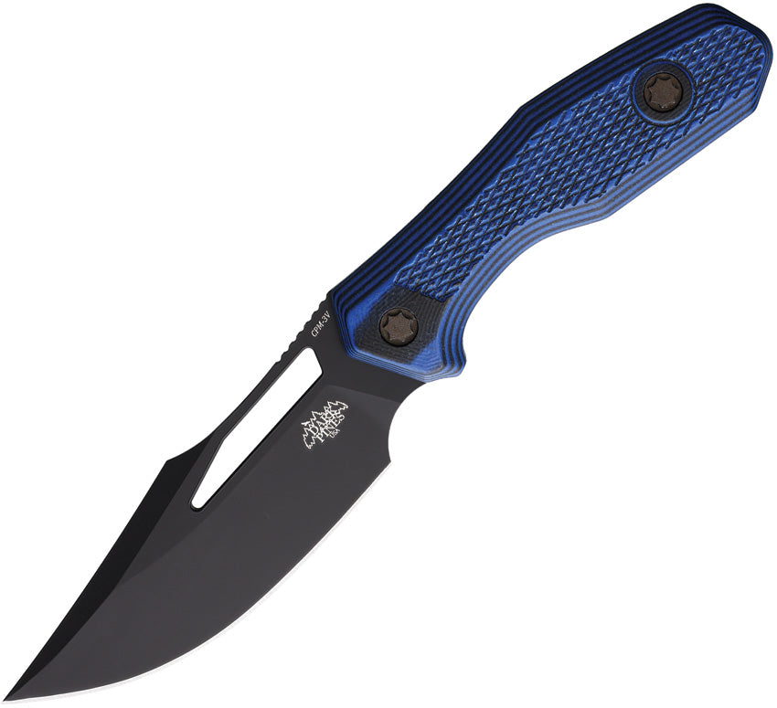 WidowMaker 3.5 V2 Fixed Blade DPK003 BLACK BLUE G10