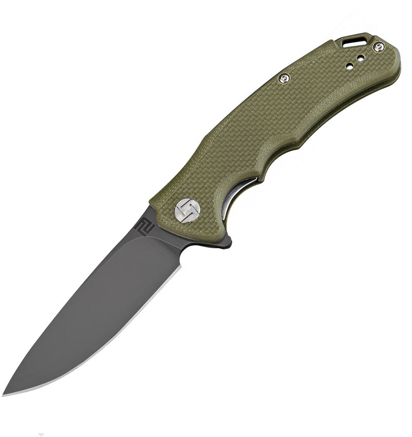 Tradition Linerlock D2 Green 1702P-BGN