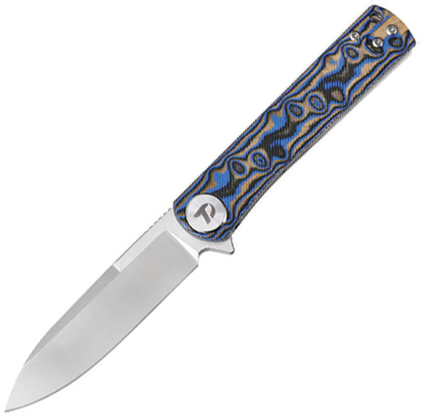 Linerlock Blue Micarta D3896MBL