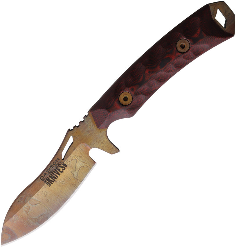 Harvester Fixed Blade Blk/Red 791163715909