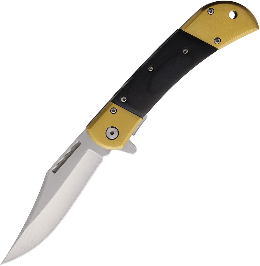 A/O Linerlock Gold/Black 10-009GB