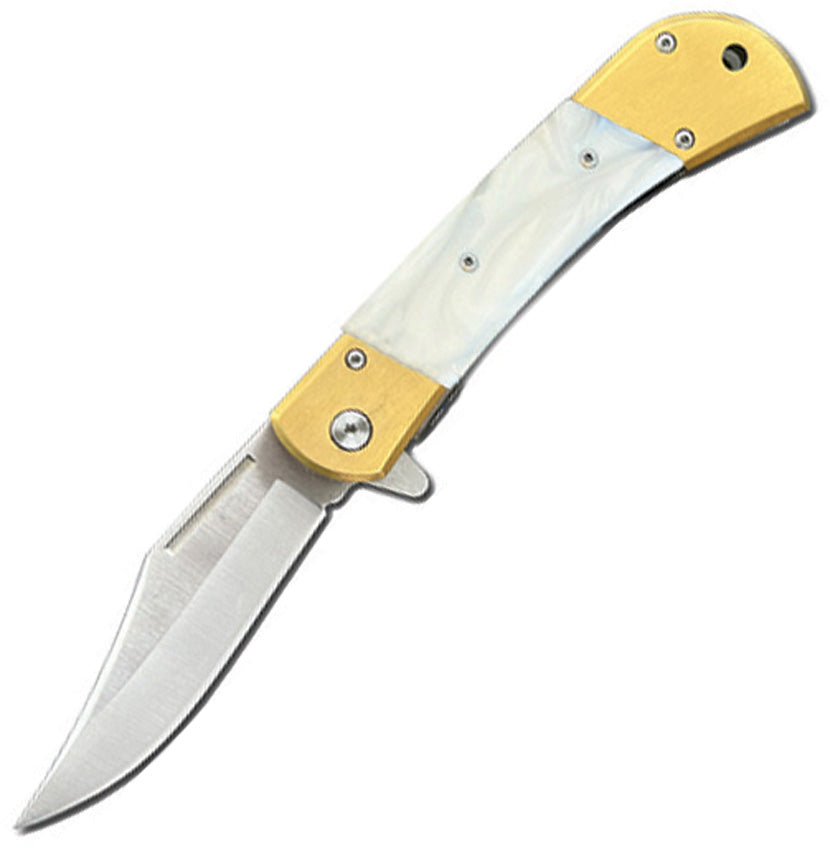 Linerlock A/O Pearl/Gold 10-009MGWP