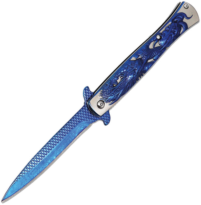 Stiletto Linerlock A/O Blue 10-A112BL