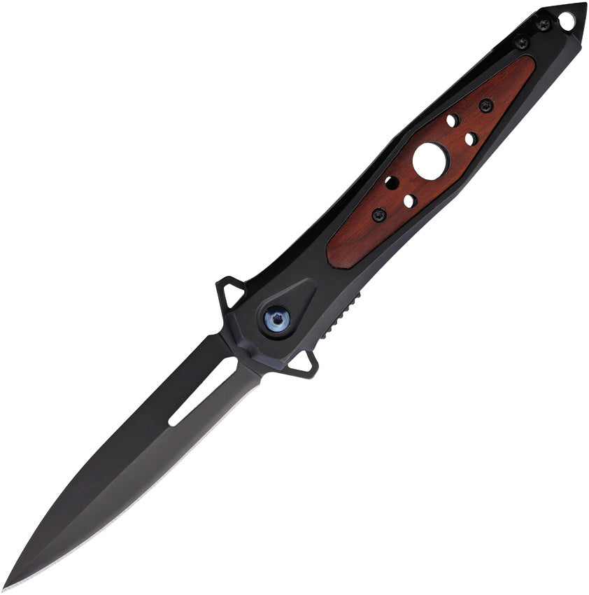 Linerlock A/O Black/Wood 10-A123BW