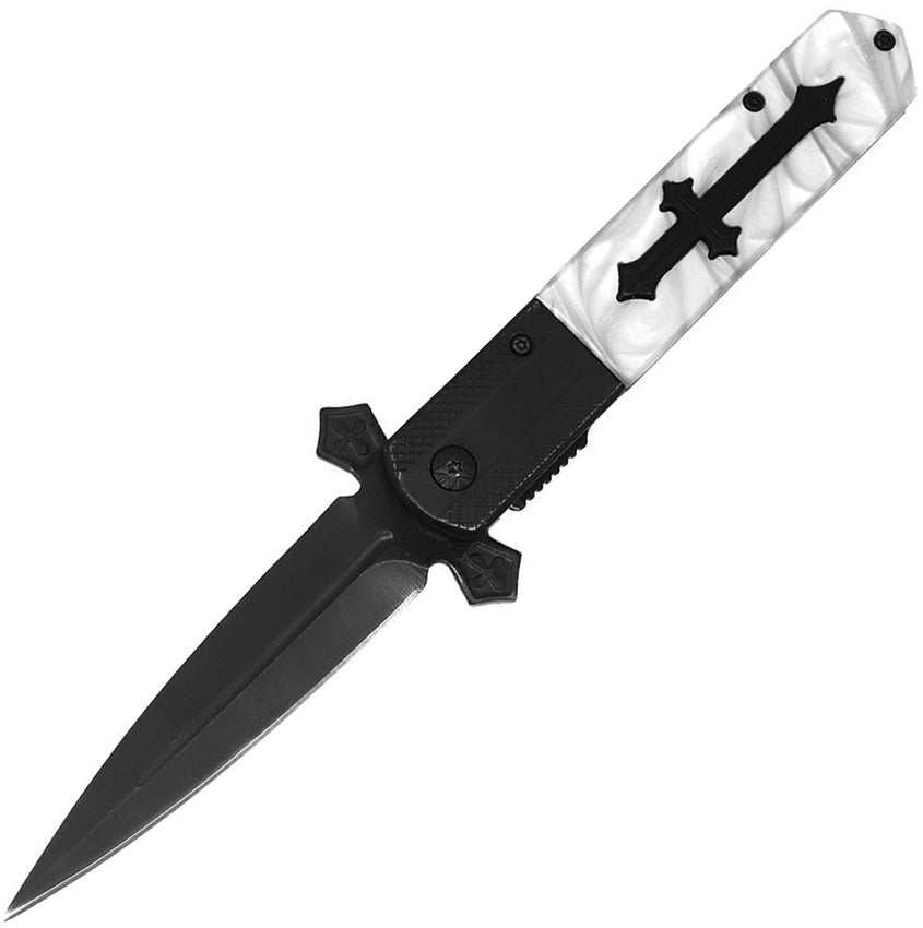 Knight Warrior Linerlock White 10-A137WPB