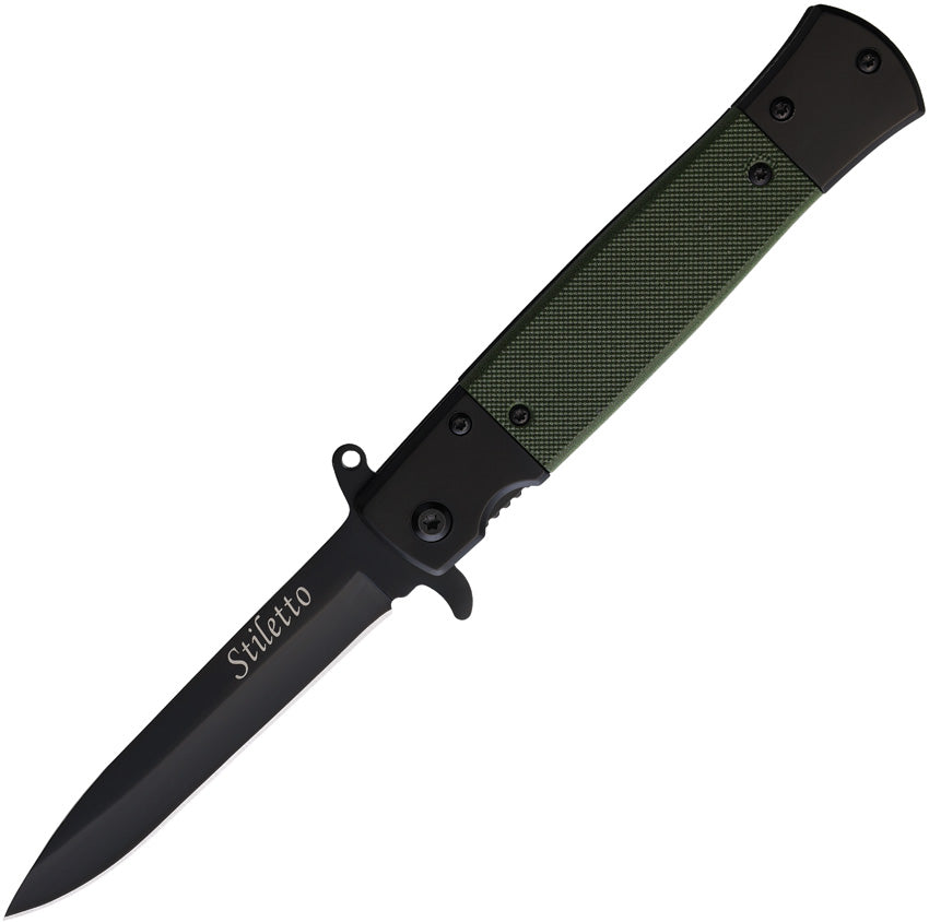 Stiletto Linerlock A/O Green 10-A96GN