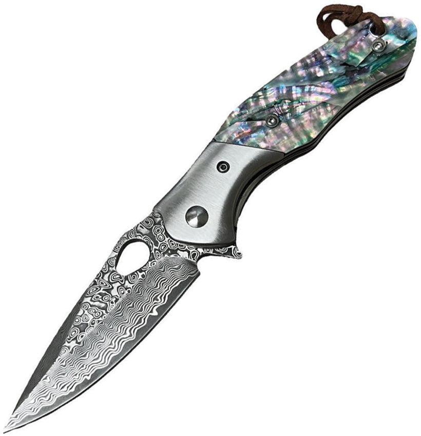 Linerlock Damascus 10-B009AB