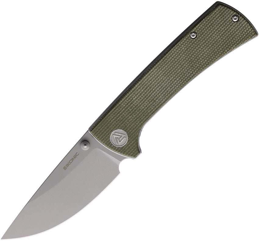 RCK9 Linerlock Green Mic