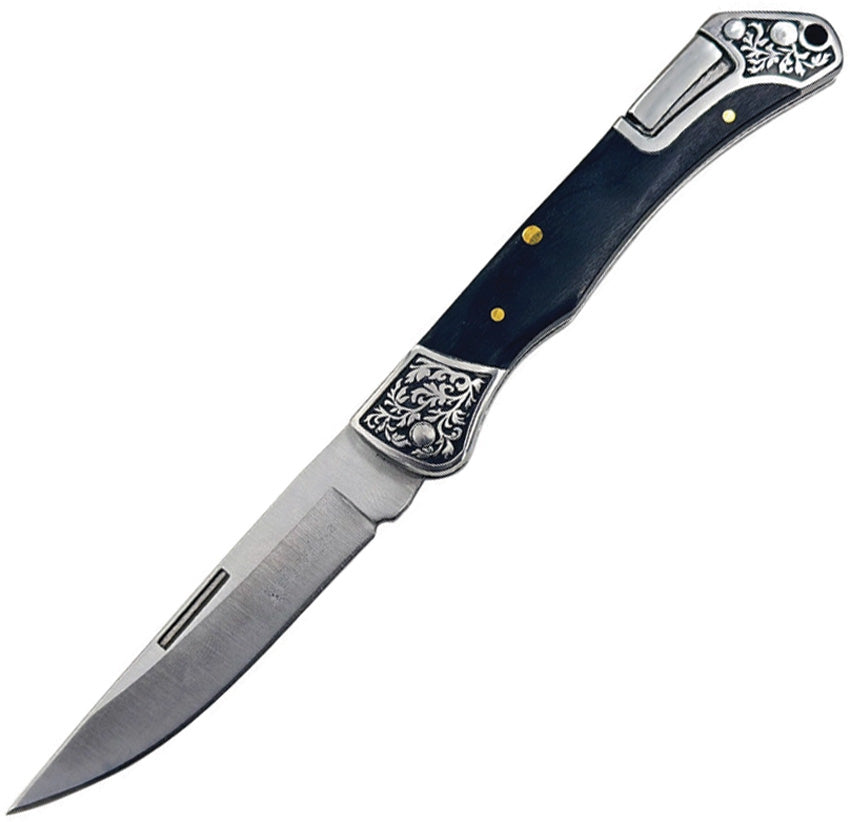 Lockback Black Wood ER-2027BK