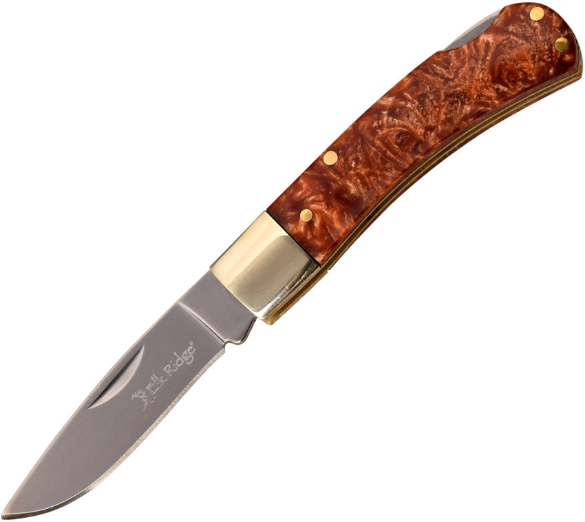 Lockback Brown Resin ER-951BR