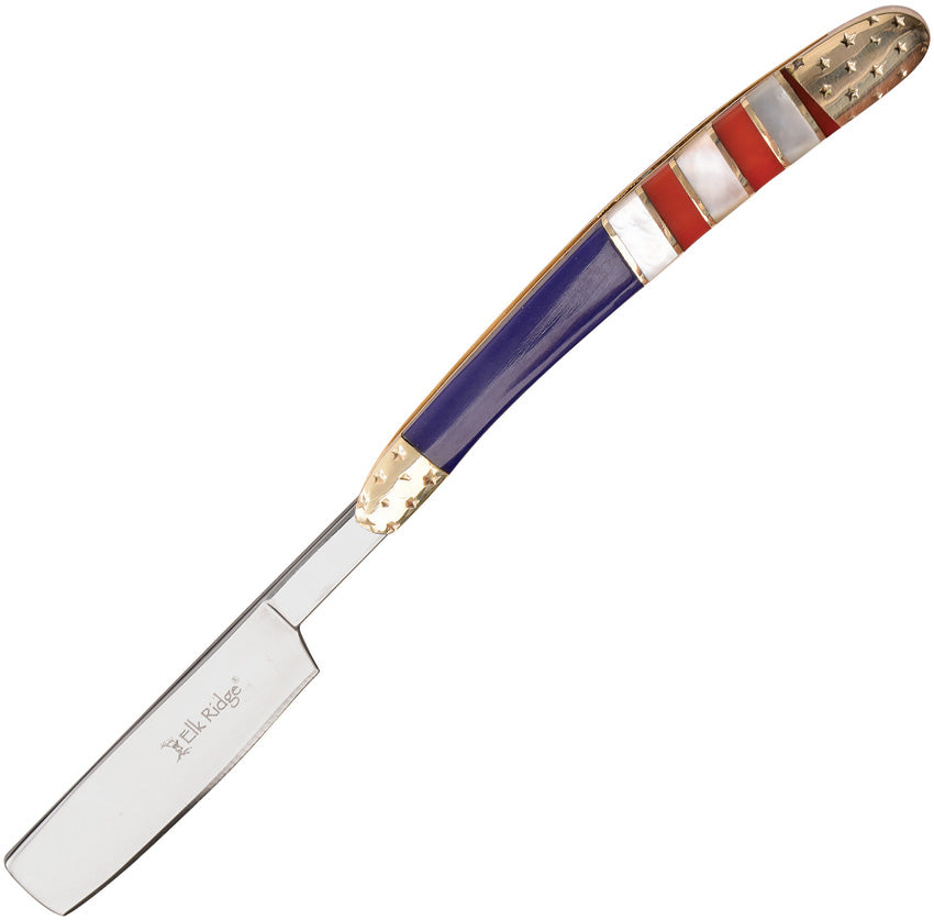 Folding Razor Red White Blue ER-955AF