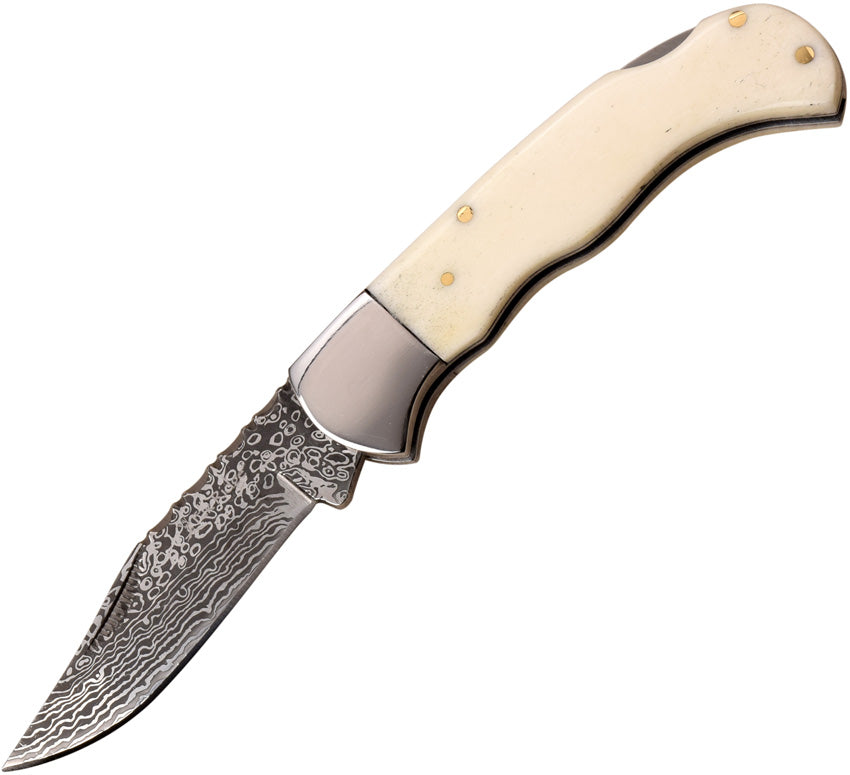 Lockback White Bone ER-956WB
