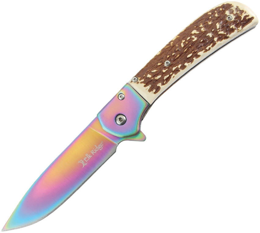 Linerlock A/O Faux Stag ER-A2022RB