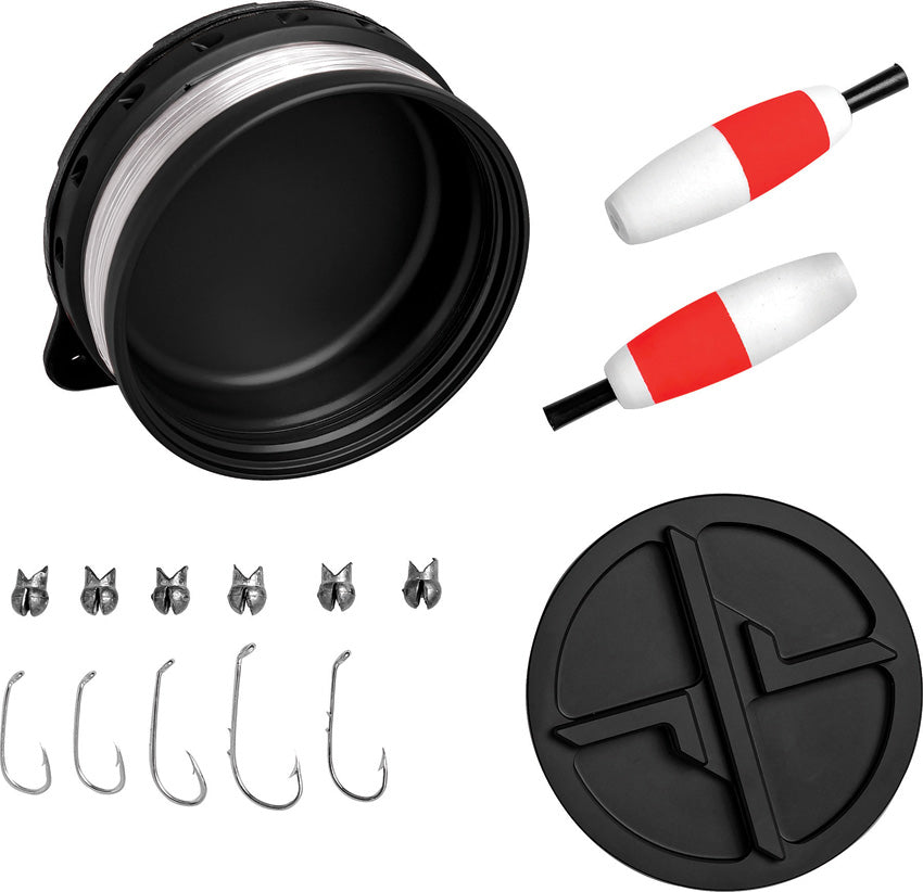XREEL Pocket Fishing Kit Black
