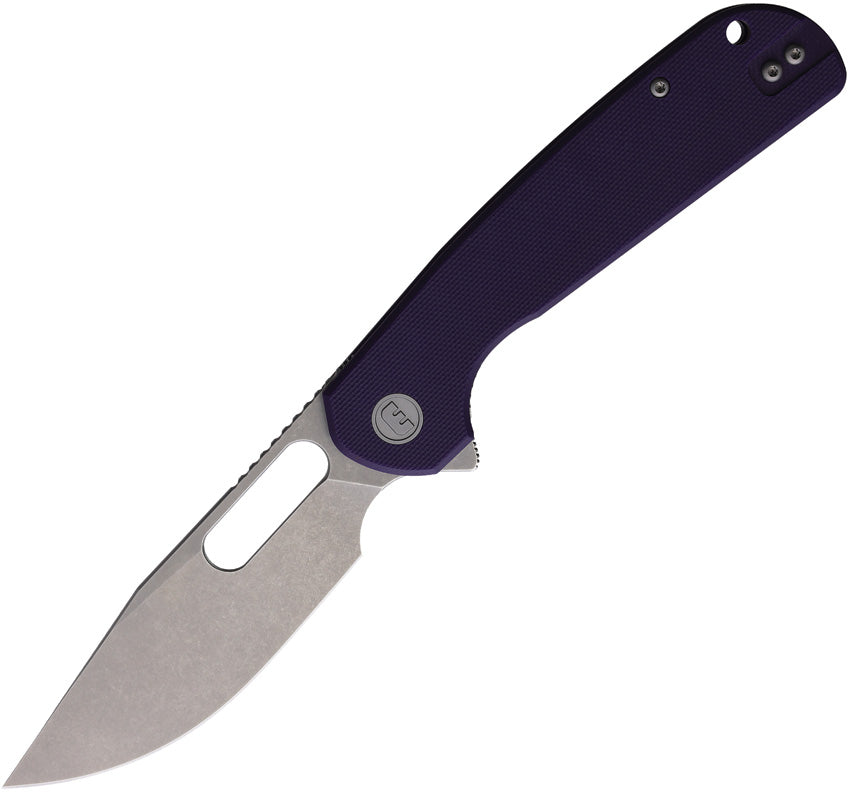 Trinity Linerlock Purple G10 E-TRINITY PURPLE G10