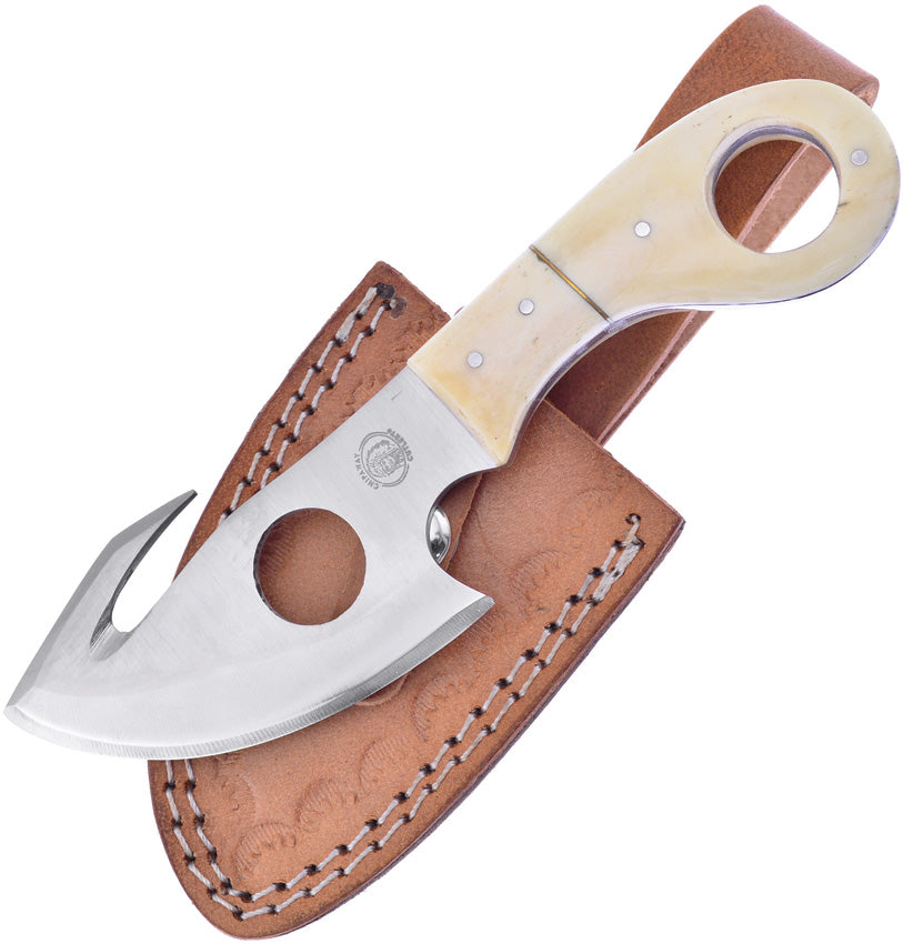 Fixed Blade White Smooth Bone CW-648WSB
