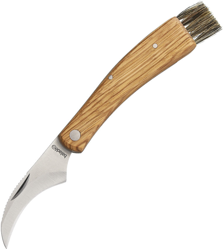 Mushroom Knife Zebra Wood ECO000029