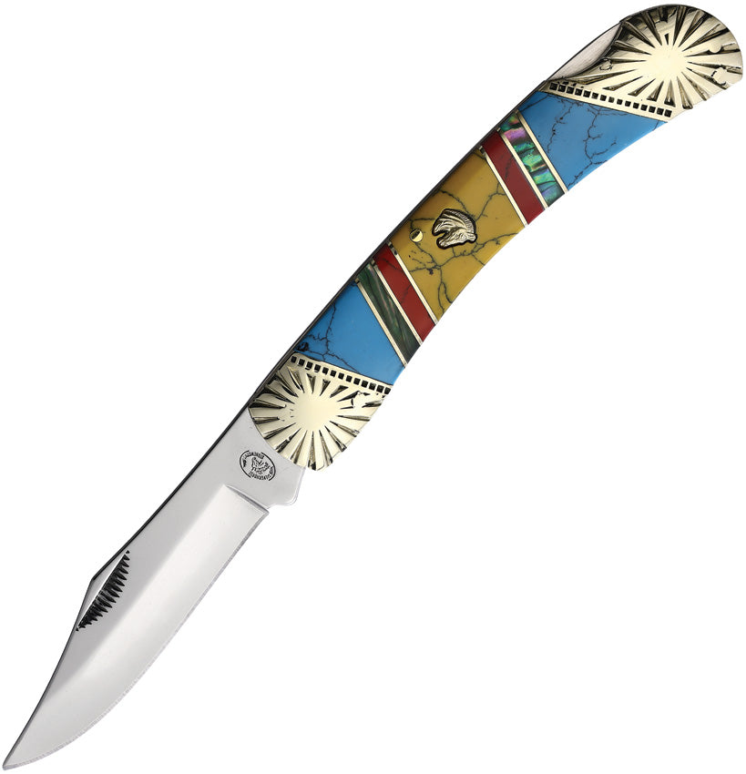 Lockback Turquoise SHS-549BARY