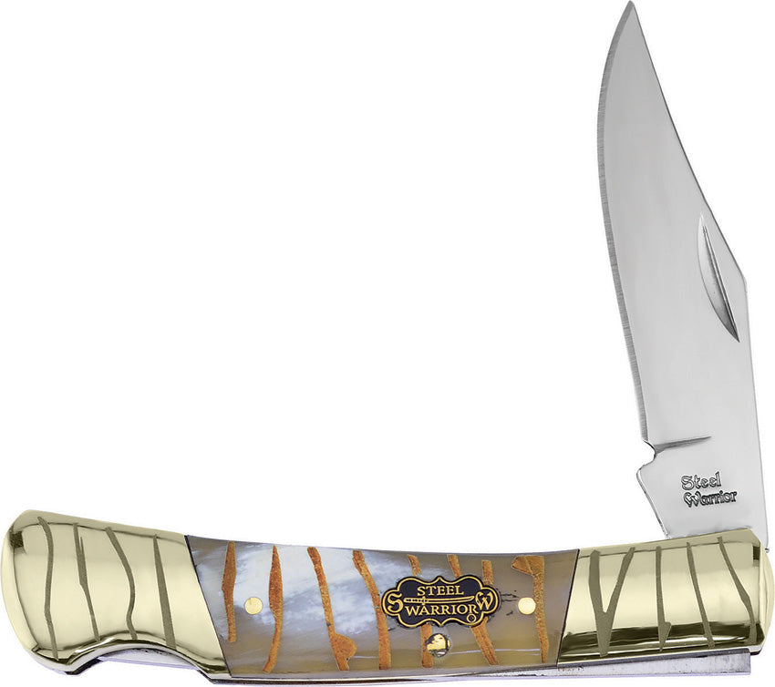 Barracuda Lockback Tiger Bone SW-100TG