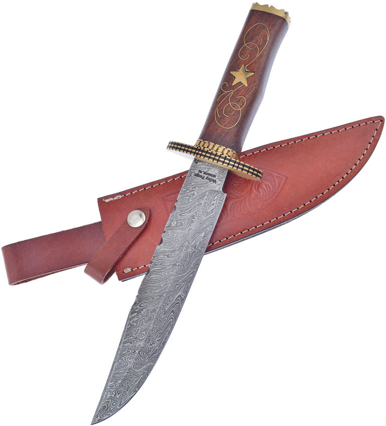Bowie Damascus Walnut