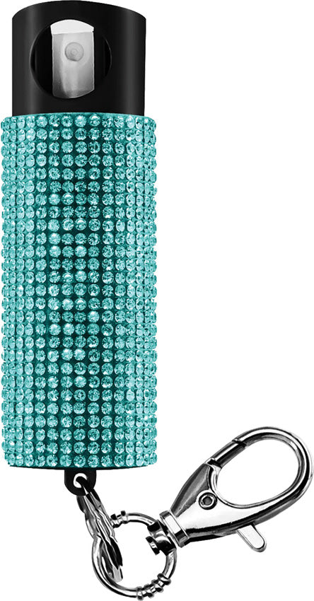 Bling It On Pepper Spray Teal PS-GDBO-TL
