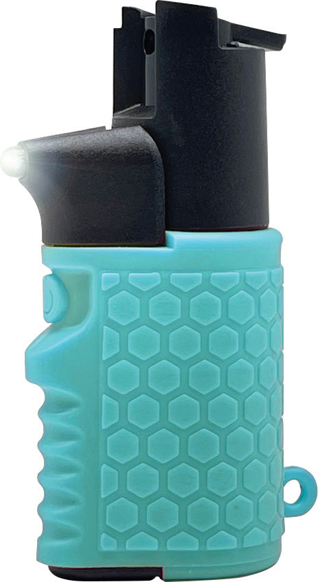 Light'em Up Pepper Spray Teal PS-GDLEU-TL