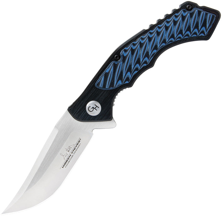 Whirlwind Linerlock Blue G10 GH5125