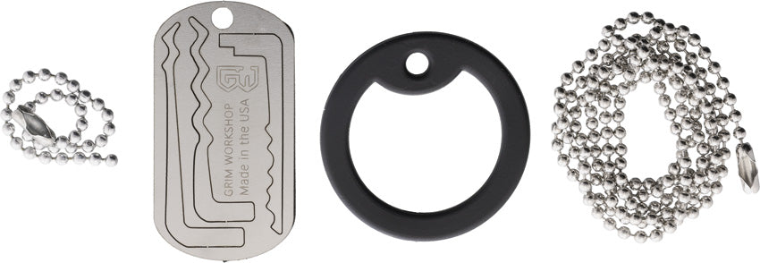 Lock Pick Dog Tag Necklace