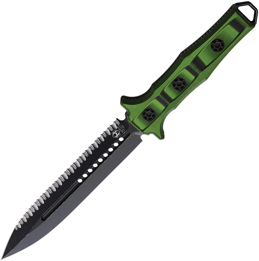 Nephilim Fixed Blade Grn/Blk H003-8C-GRNBLK