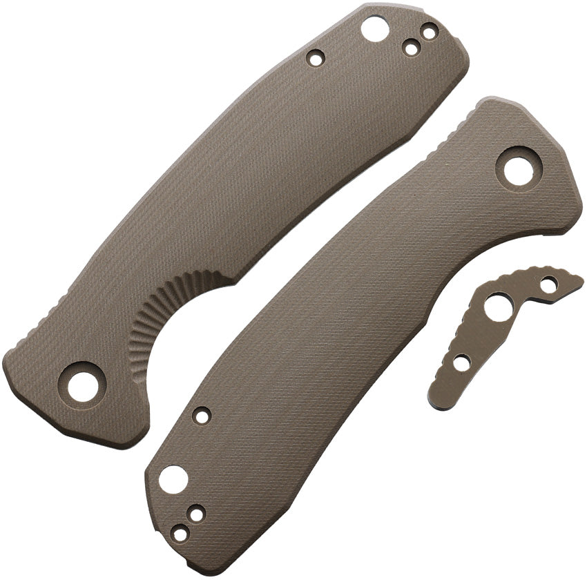 Large Linerlock Handle Tan HB4018