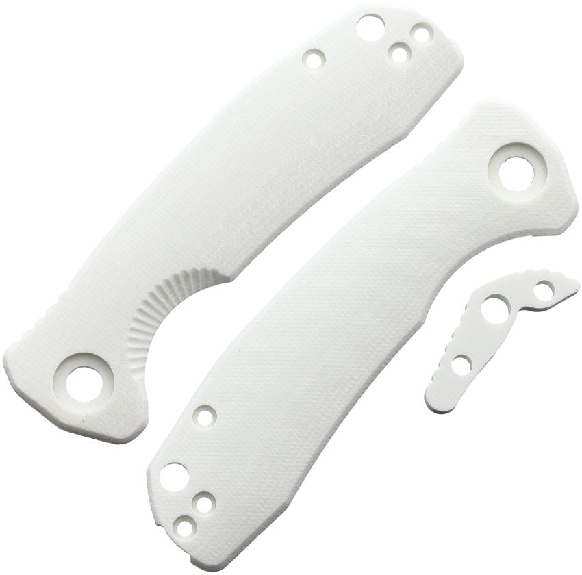 Small Linerlock Handle Wht HB4061
