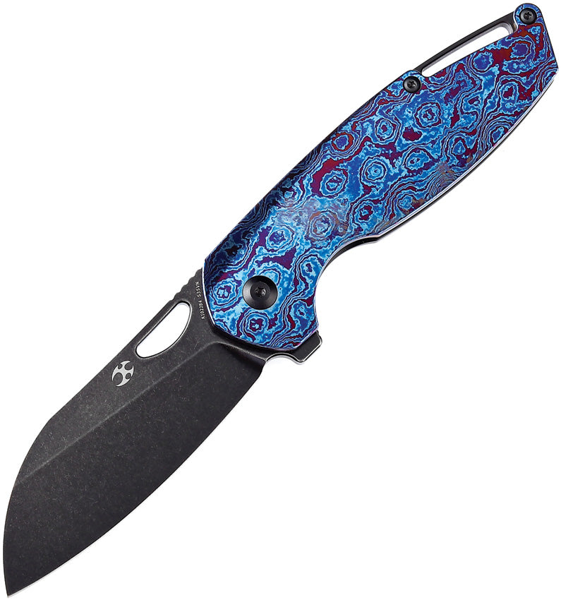 Model 6 Framelock Timascus K1022B4