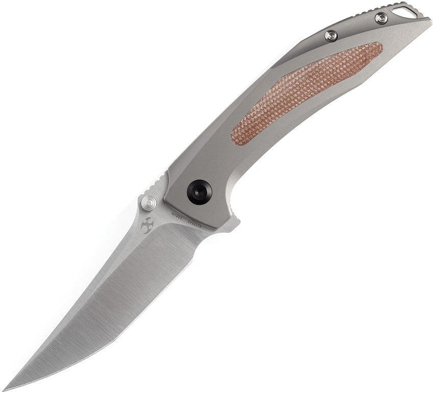 Baku Linerlock Brown Micarta K1056A2