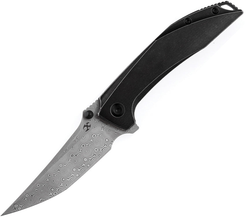 Baku Linerlock Black Damascus K1056A5