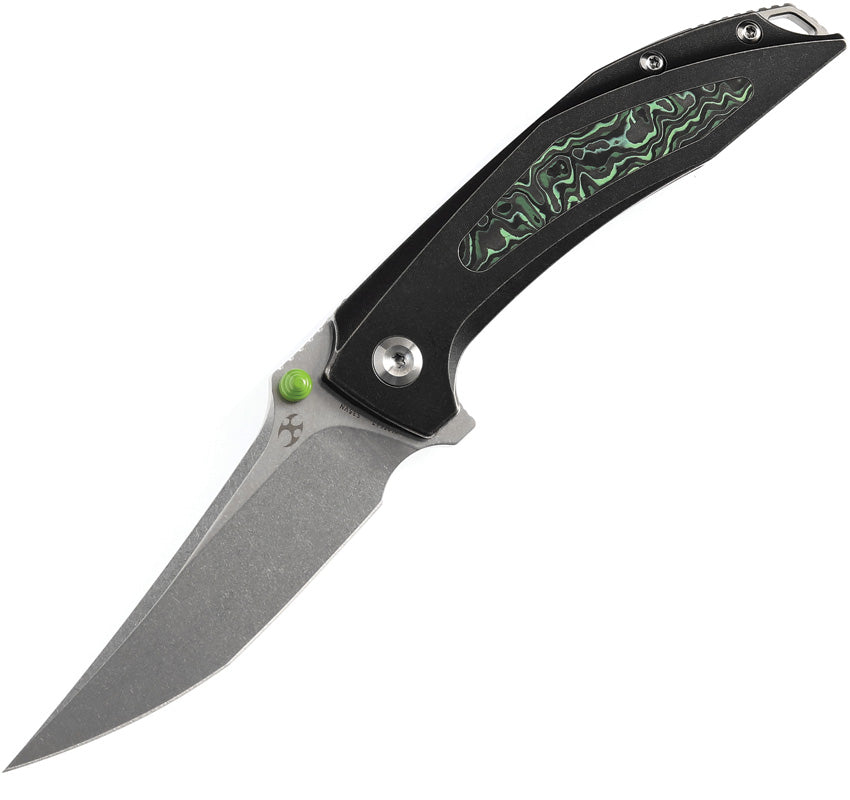 Baku Linerlock Blk/Grn CF K1056A7