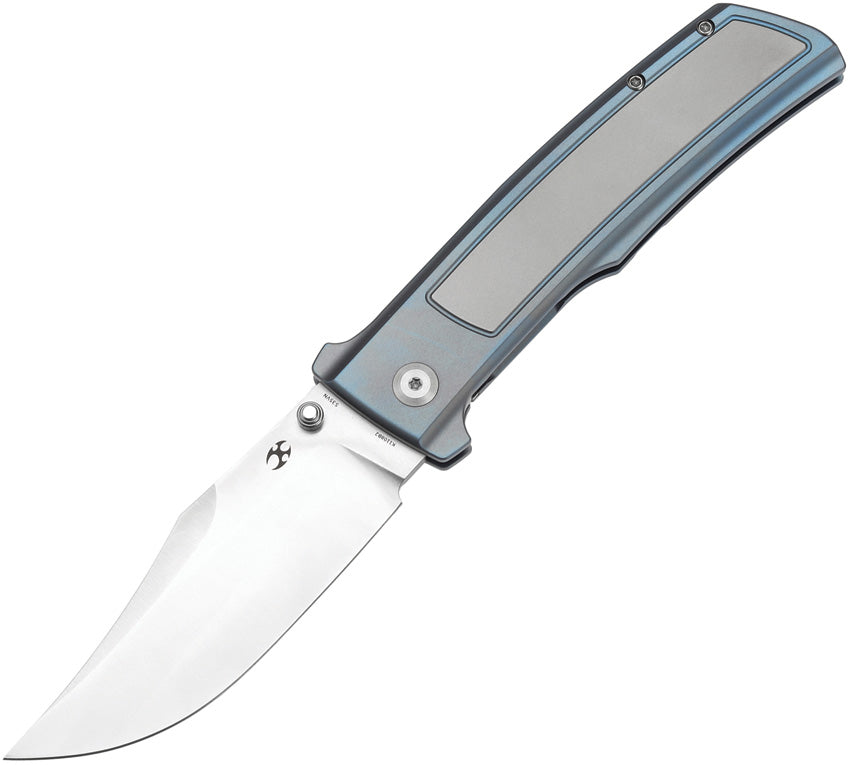 Bison Framelock Gray/Blue
