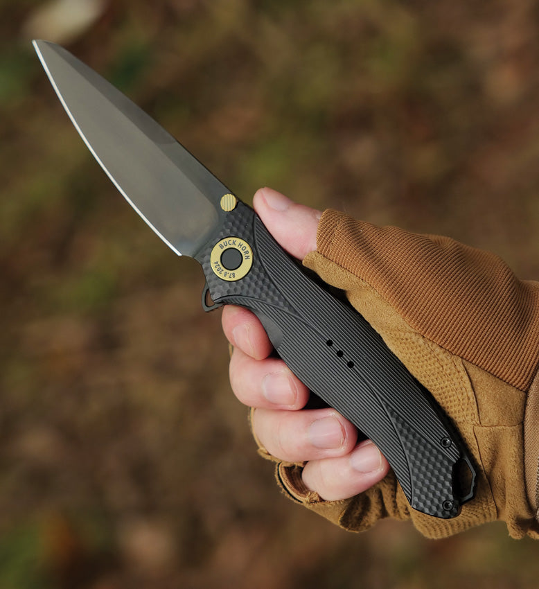Buck Horn Aluminum Black KARB120