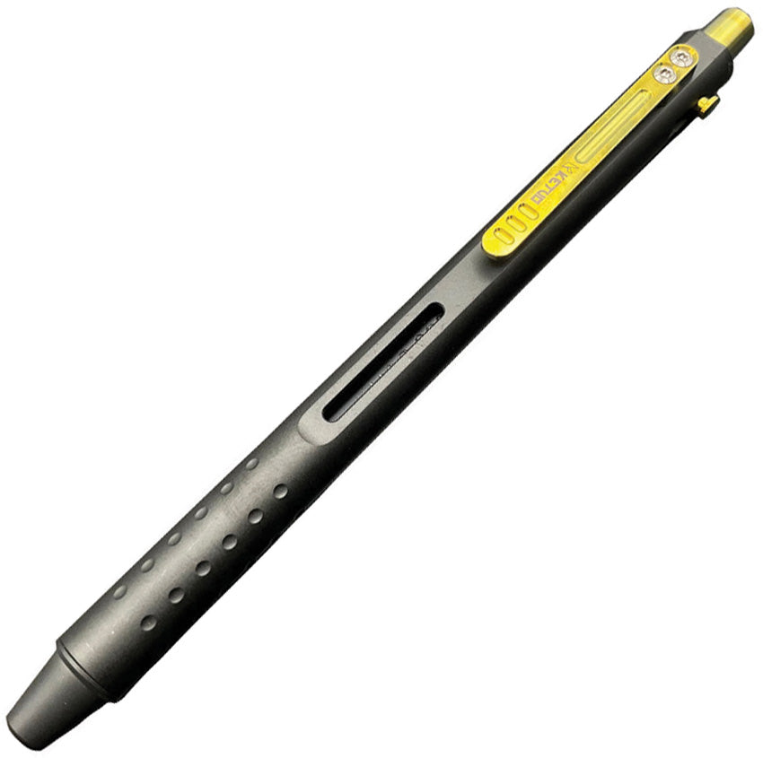 Divot Push Pen Black/Gold