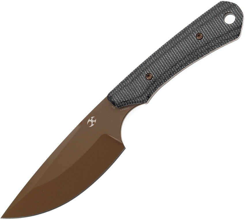 Flank Fixed Blade Blk Mic