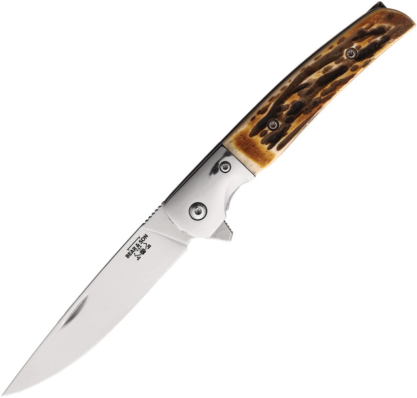 Rancher Linerlock Stag Bone 521